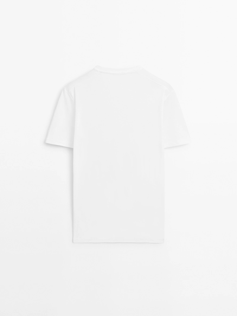 Футболка из 100% мерсеризованного хлопка