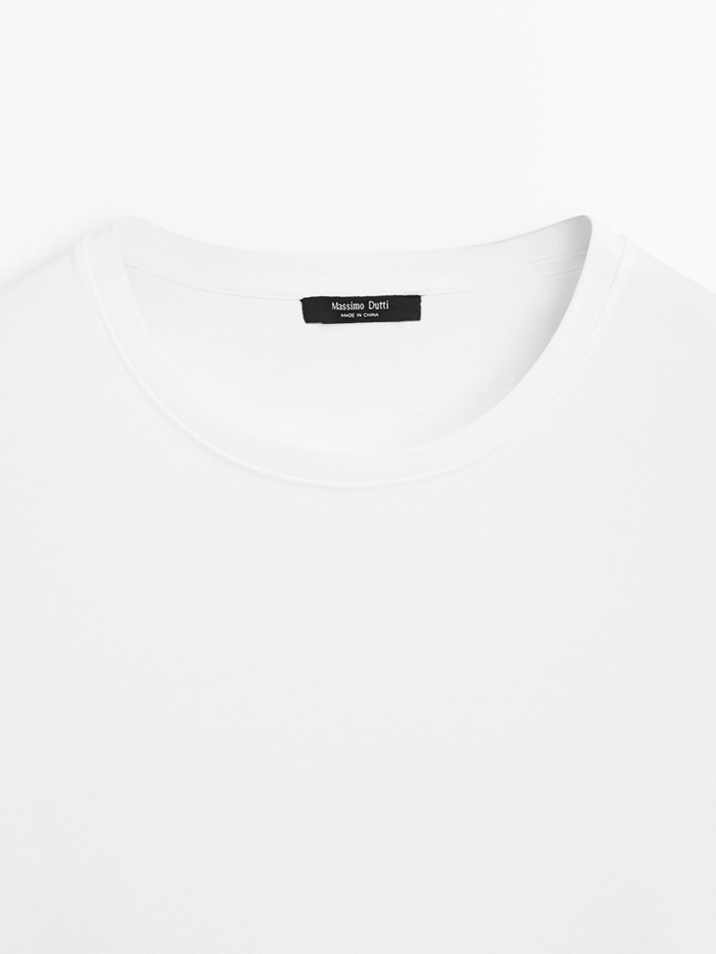 Футболка из 100% мерсеризованного хлопка