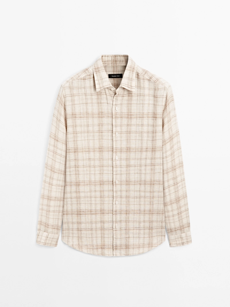 Рубашка в клетку Regular fit