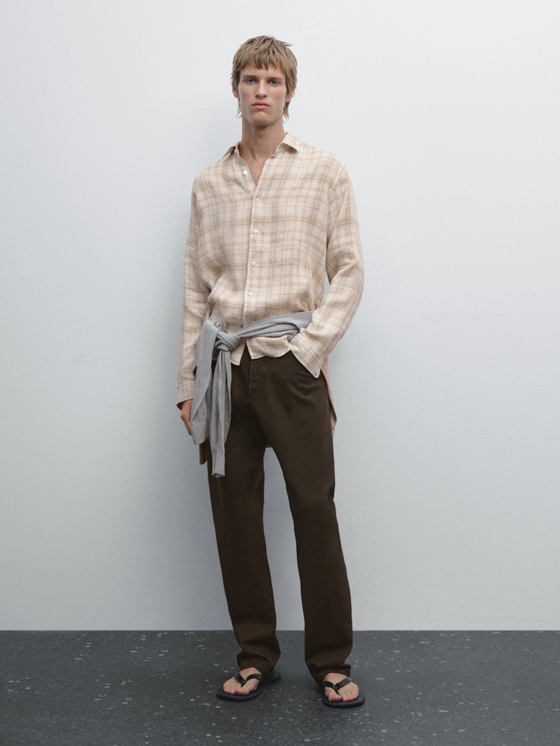 Рубашка в клетку Regular fit