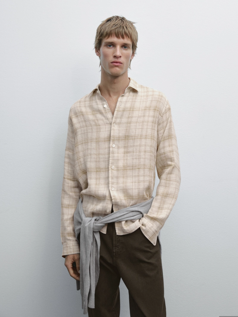 Рубашка в клетку Regular fit