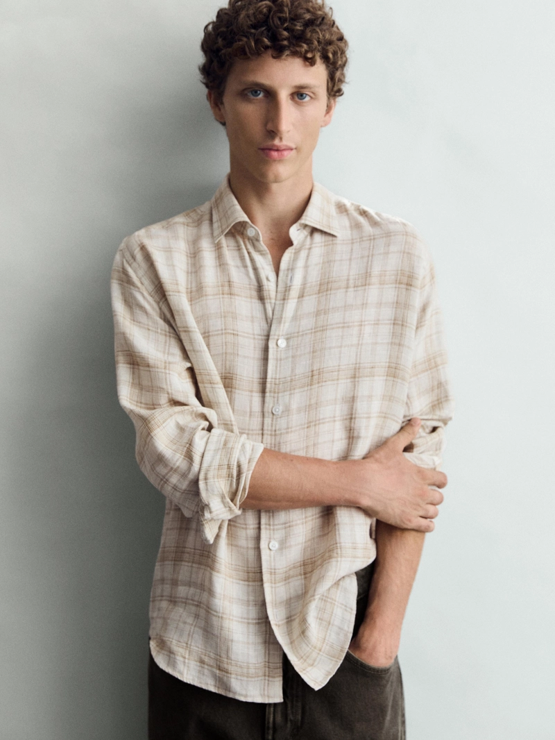 Рубашка в клетку Regular fit