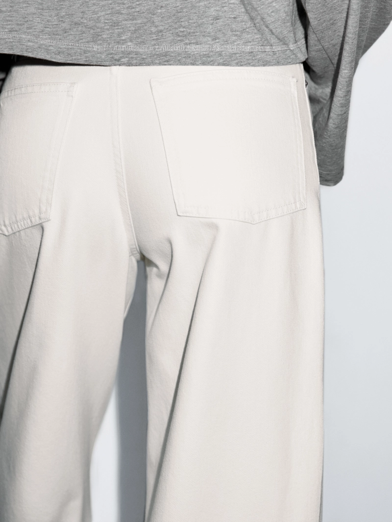 Джинсы high-waist barrel fit