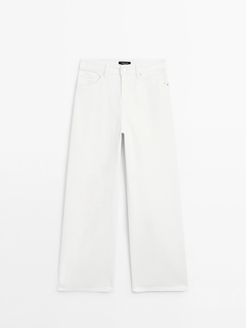 Джинсы high-waist barrel fit