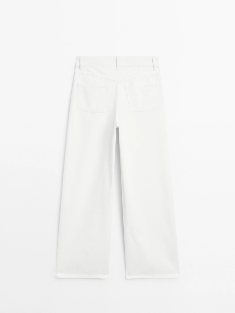 Джинсы high-waist barrel fit
