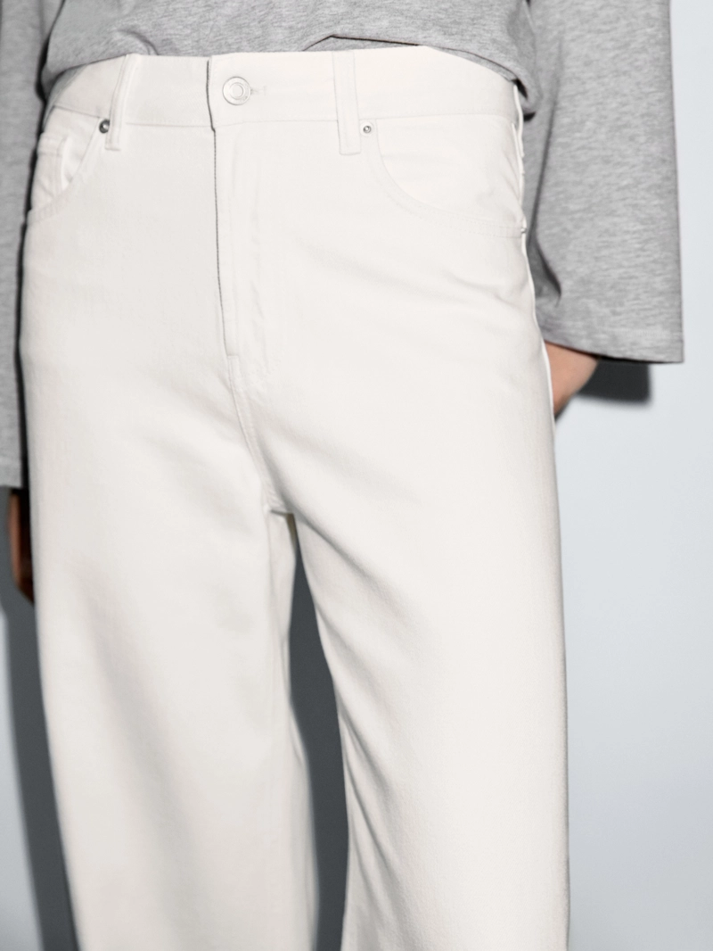 Джинсы high-waist barrel fit