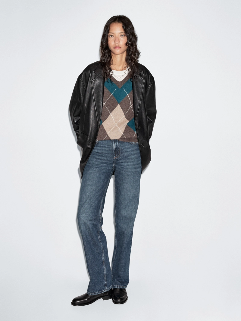 Мягкий блейзер из натуральной овечьей кожи