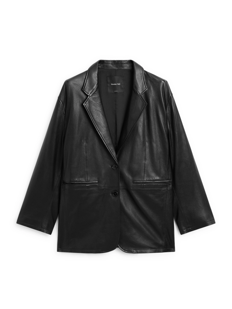 Мягкий блейзер из натуральной овечьей кожи