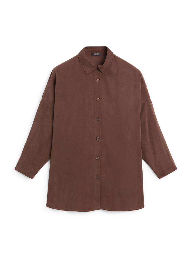 Длинная блуза свободного кроя