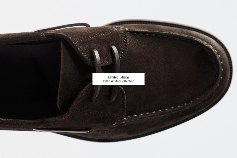 Мокасины из разделанной кожи - limited edition