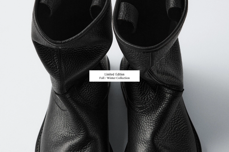 Черные ботинки из натуральной кожи - limited edition