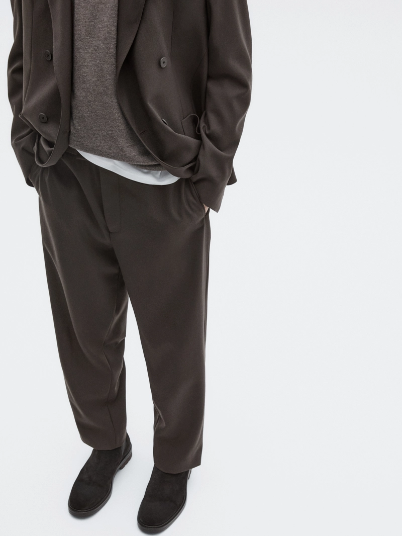 Брюки из 100% шерсти для костюма - limited