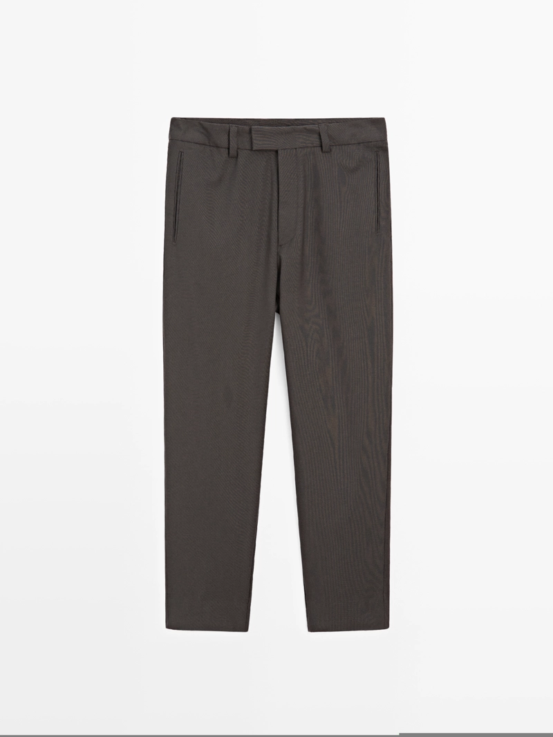 Брюки из 100% шерсти для костюма - limited