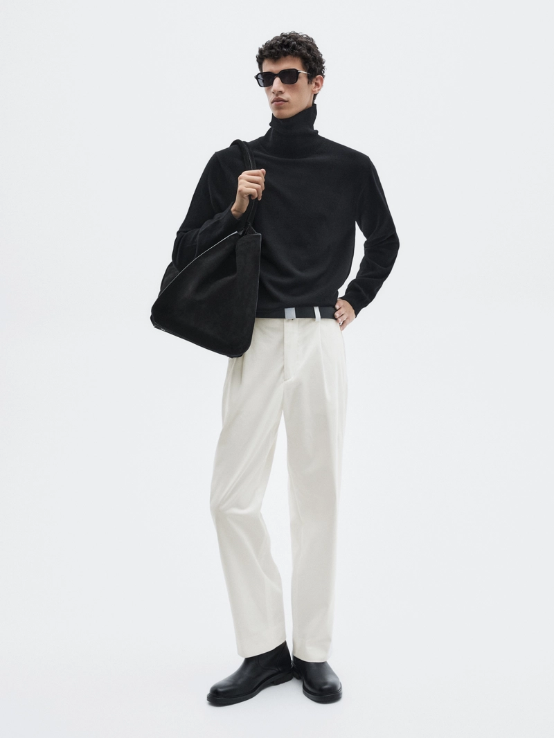 Широкие брюки с защипами - limited