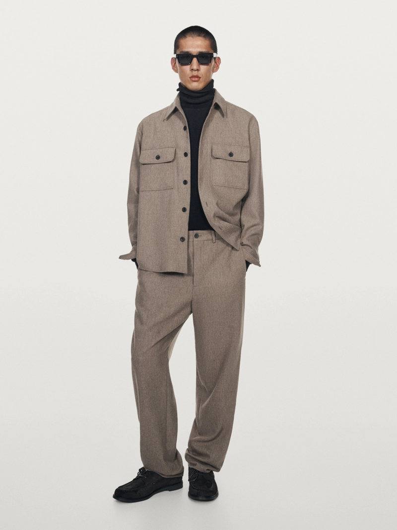 Брюки из шерстяной смеси с эластаном - limited