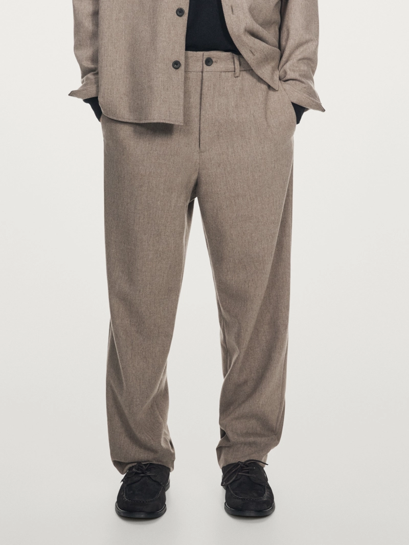 Брюки из шерстяной смеси с эластаном - limited