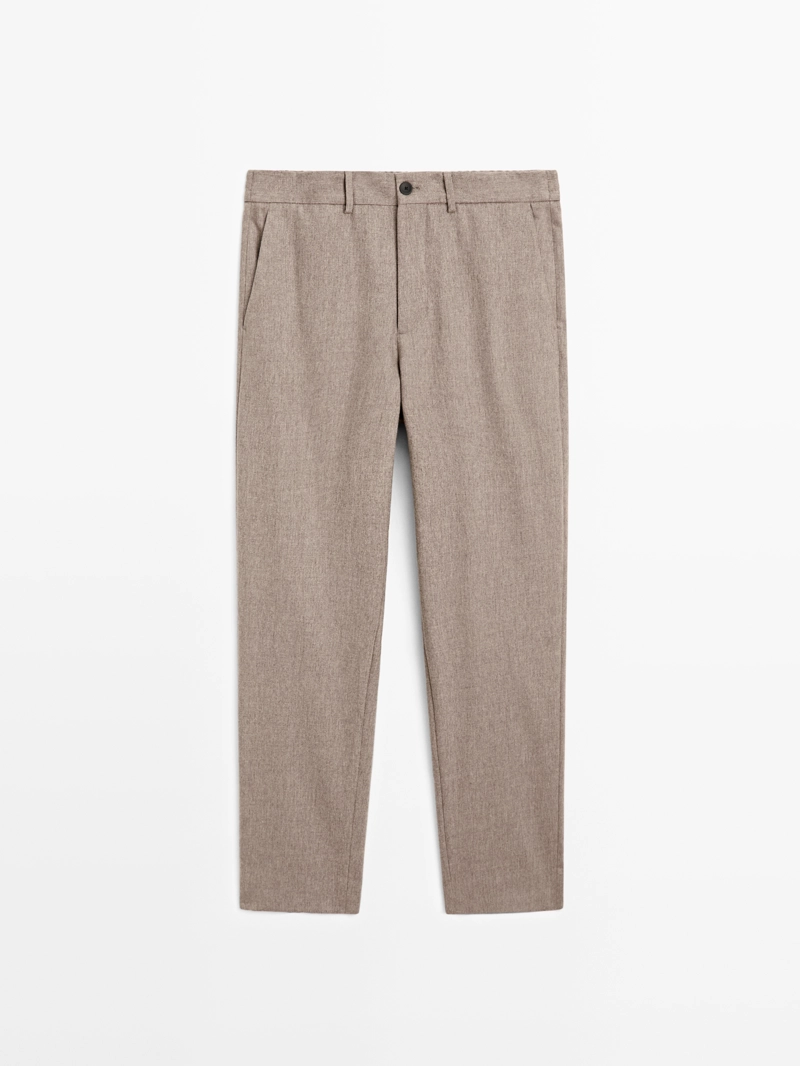 Брюки из шерстяной смеси с эластаном - limited