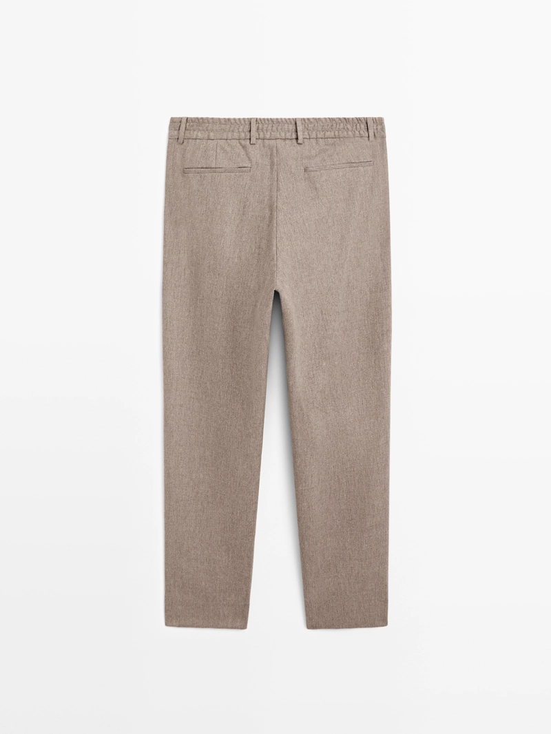 Брюки из шерстяной смеси с эластаном - limited