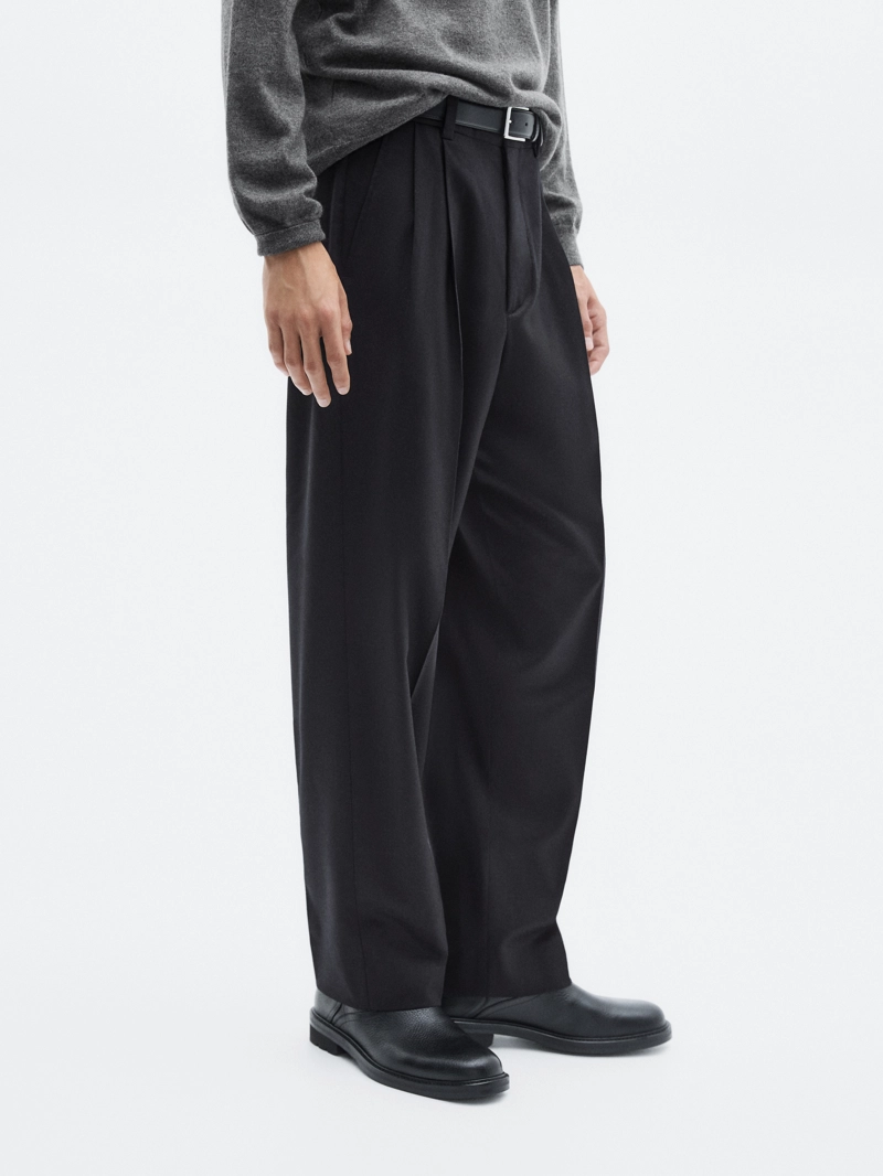 Брюки из фланели с ламками - limited