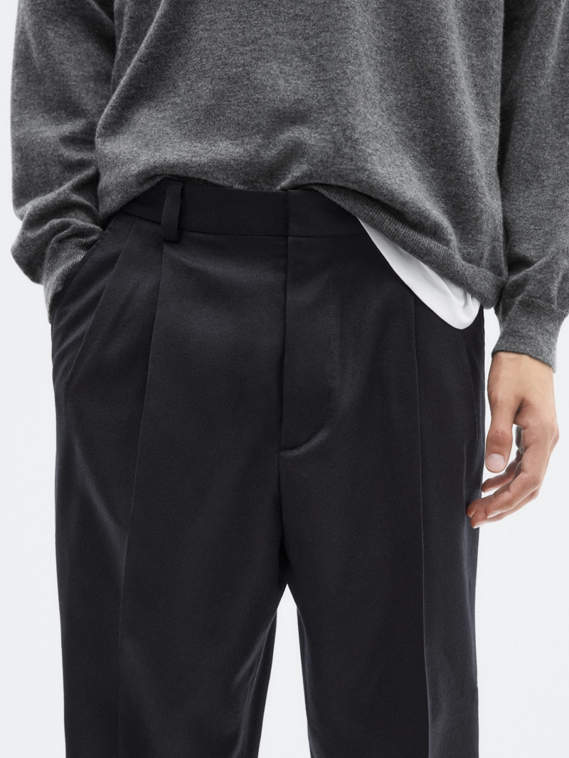 Брюки из фланели с ламками - limited