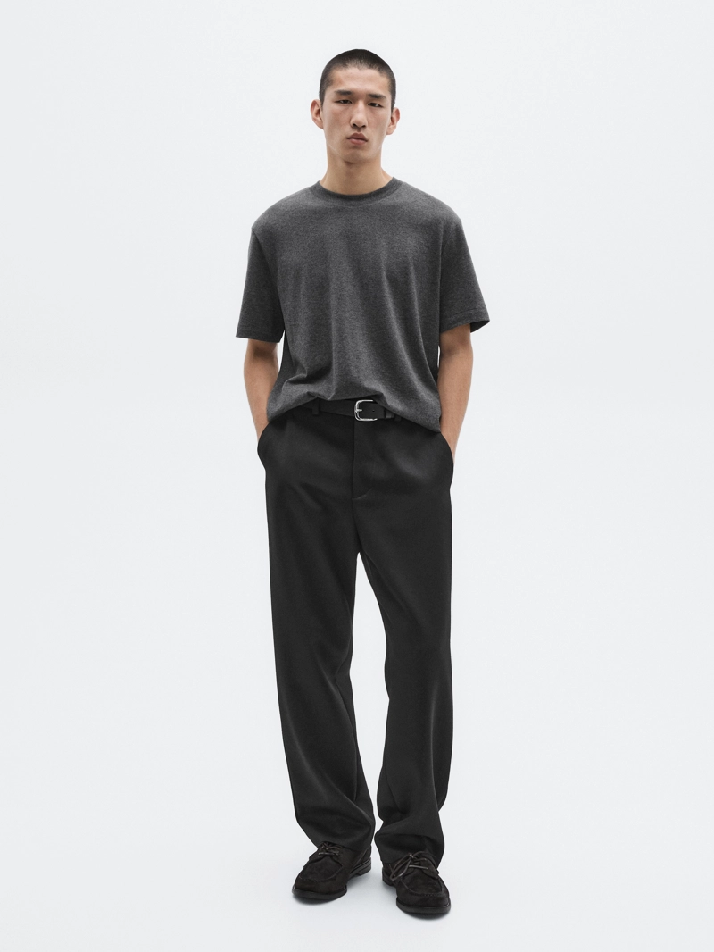 Футболка из хлопкового микса с коротким рукавом - лимитирована