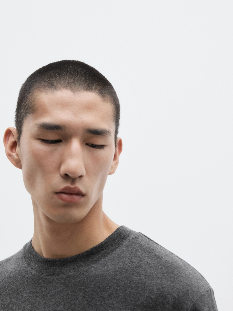 Футболка из хлопкового микса с коротким рукавом - лимитирована