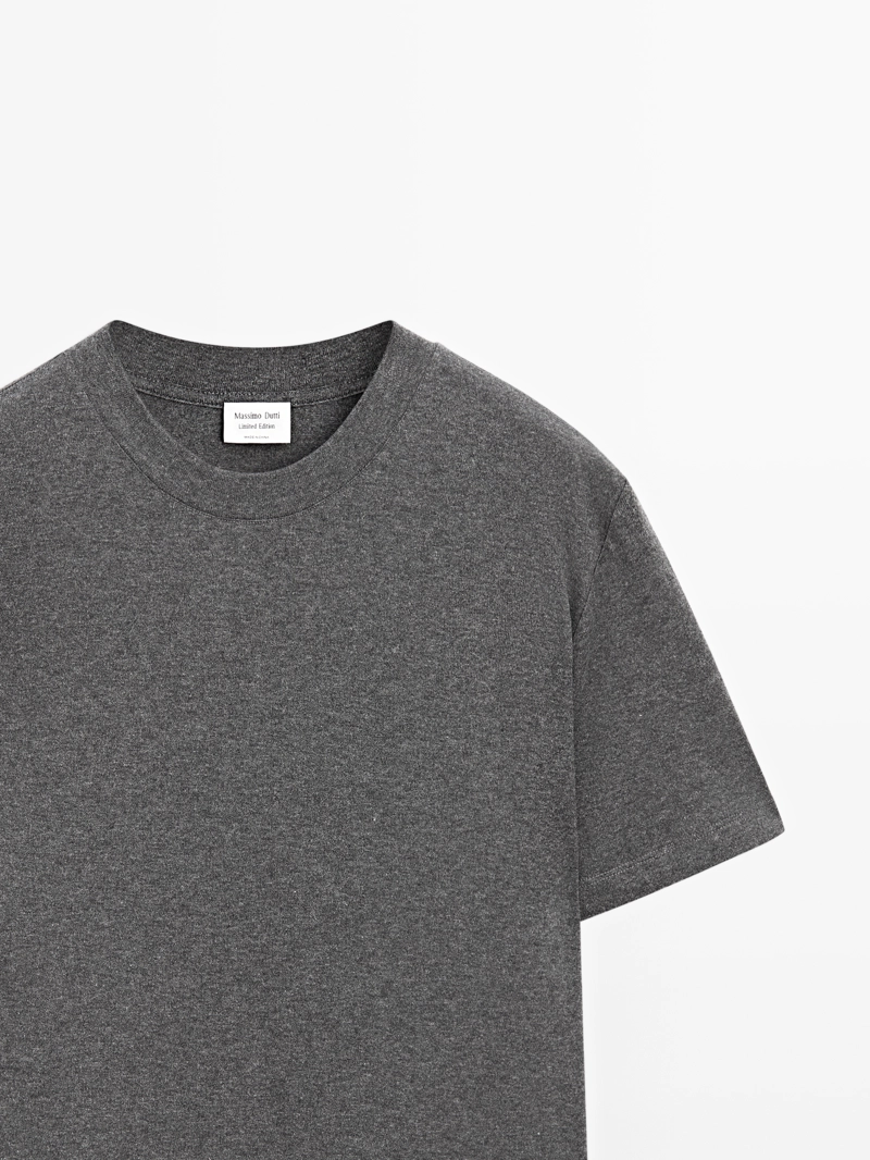 Футболка из хлопкового микса с коротким рукавом - лимитирована