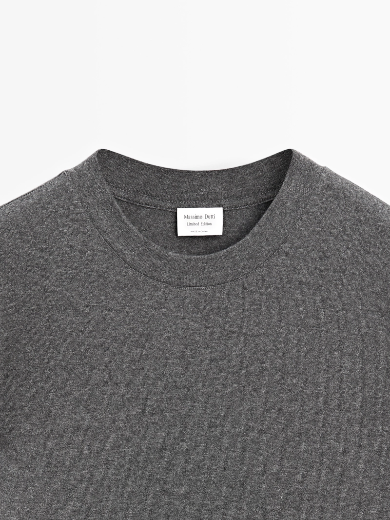 Футболка из хлопкового микса с коротким рукавом - лимитирована