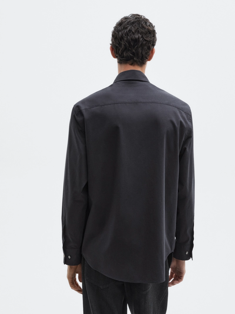 Рубашка из 100% хлопка свободного кроя - limited