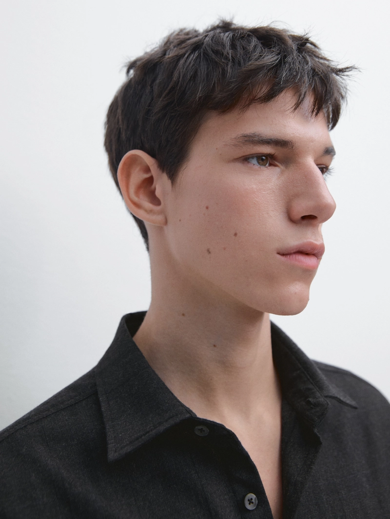 Рубашка в клетку с регулярной посадкой