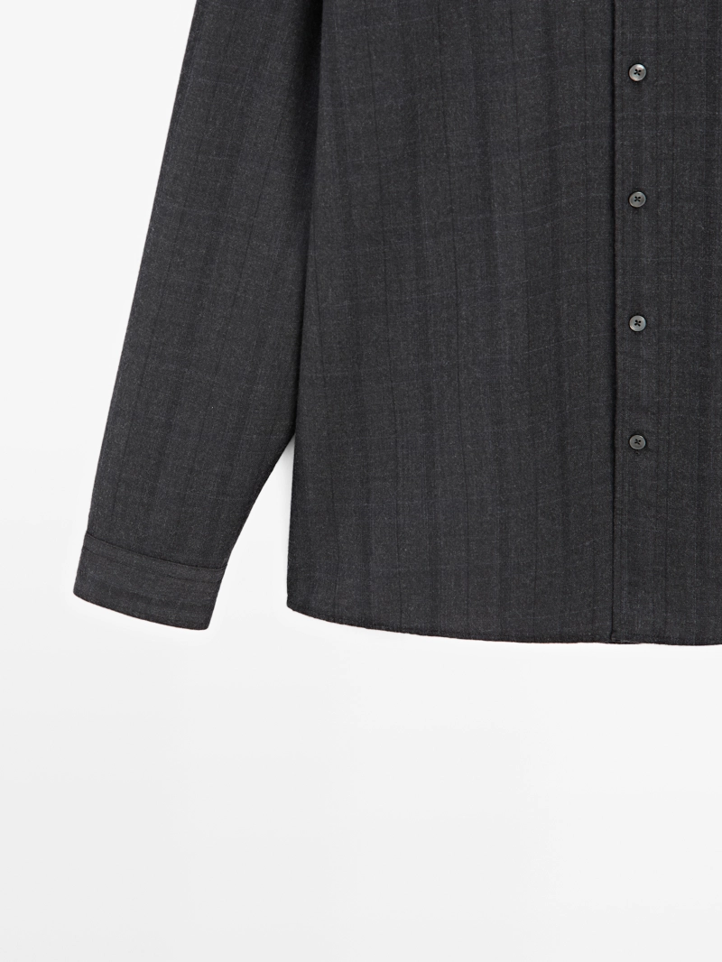 Рубашка в клетку с регулярной посадкой