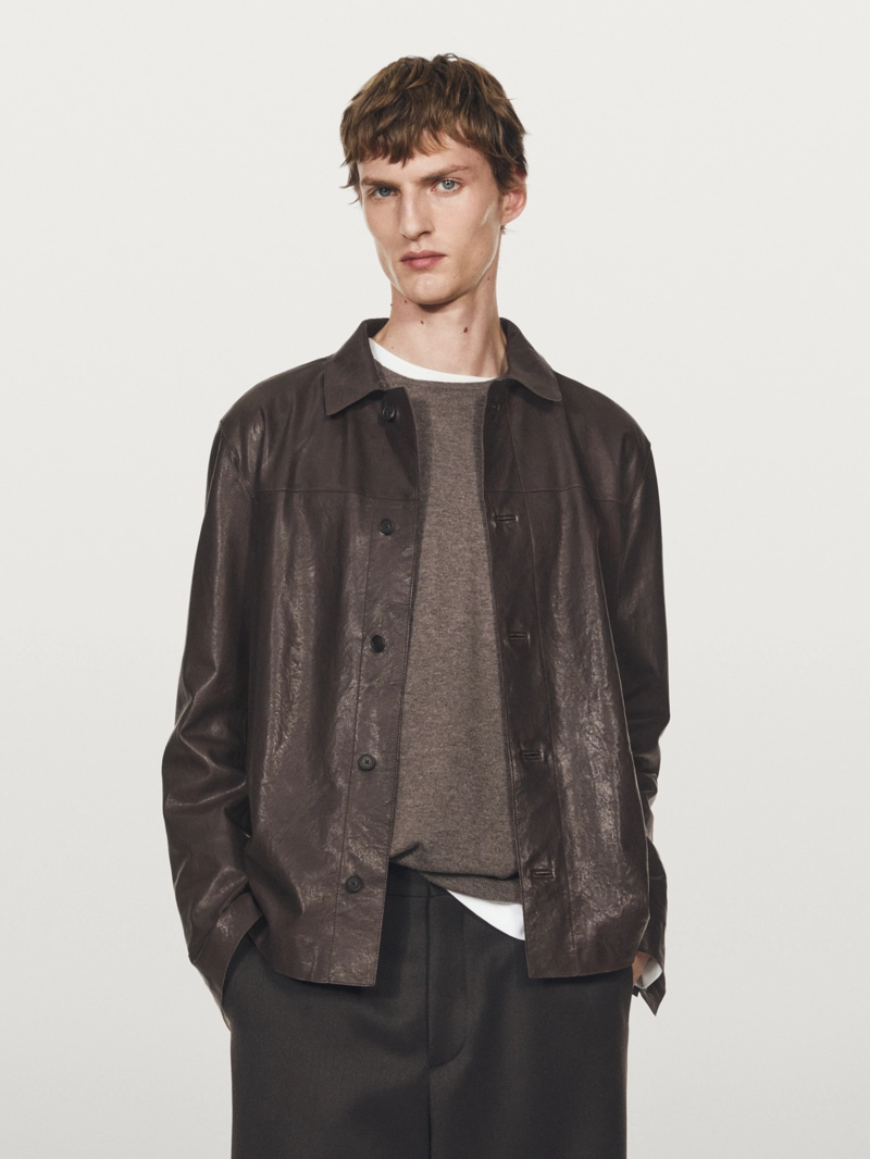 Кожаная рубашка - limited