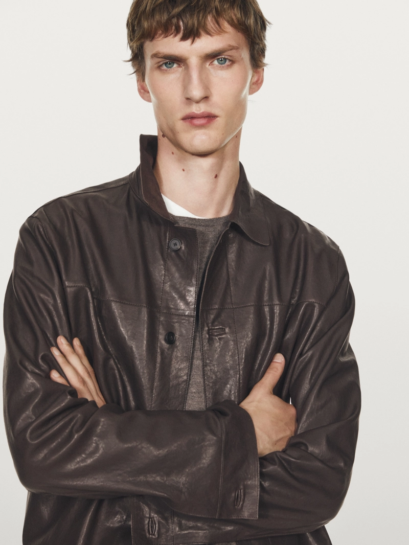 Кожаная рубашка - limited