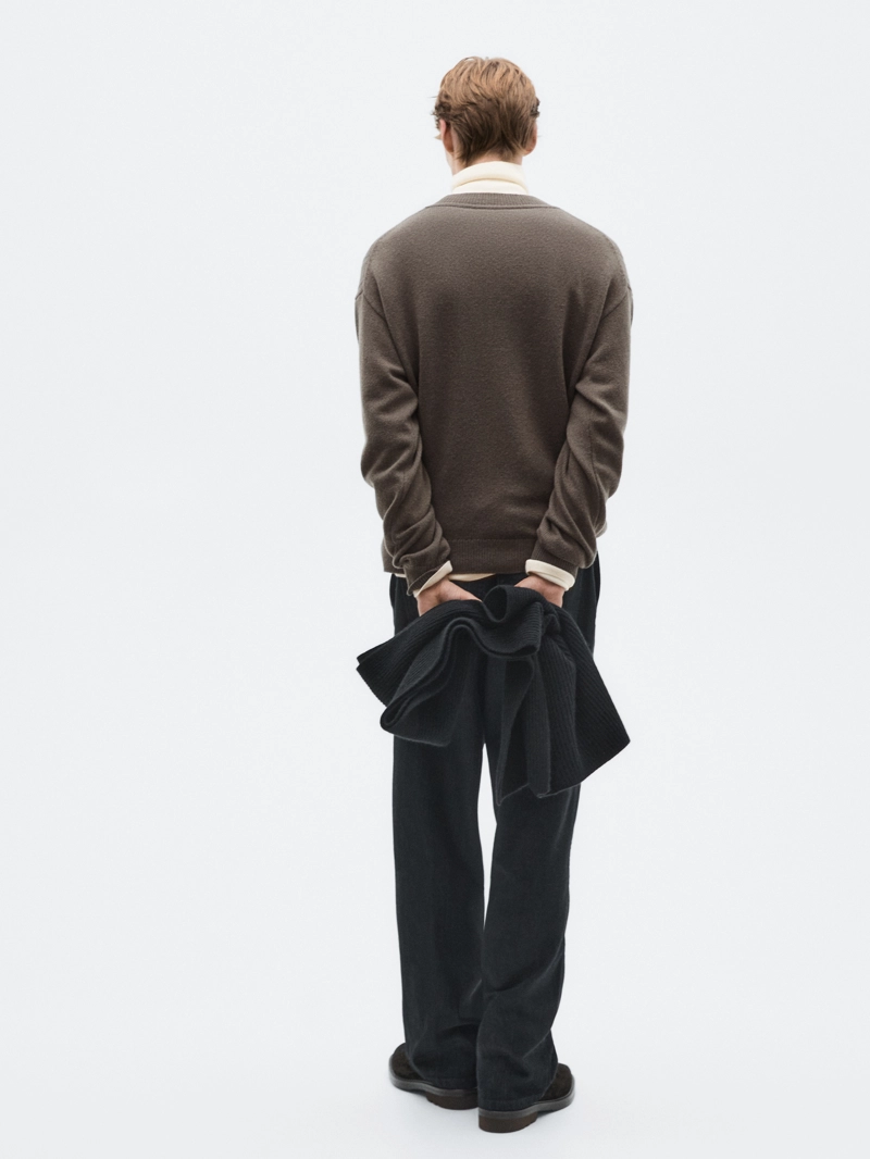 Свитер из вязаной шерстяной смеси - limited