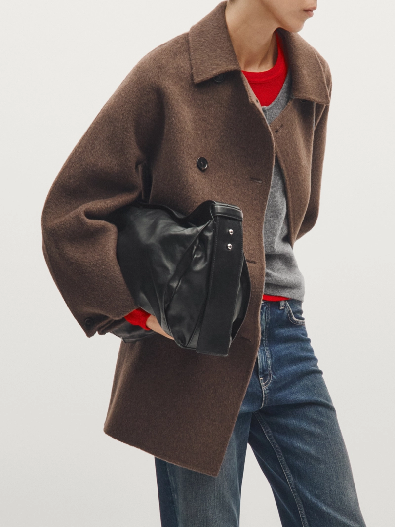 Сумка через плечо из натуральной кожи nappa