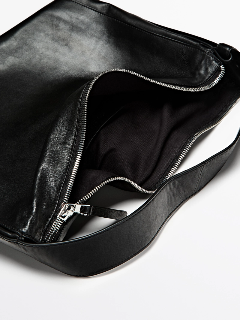 Сумка через плечо из натуральной кожи nappa