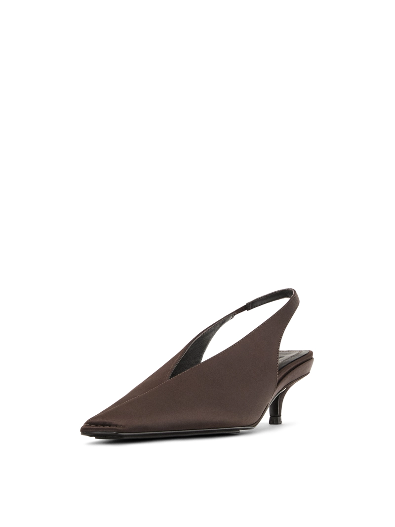 Туфли на каблуке с открытым задником - limited