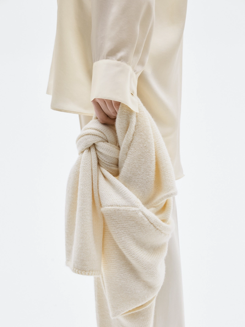 Рубашка oversize из потрясающего атласа - limited