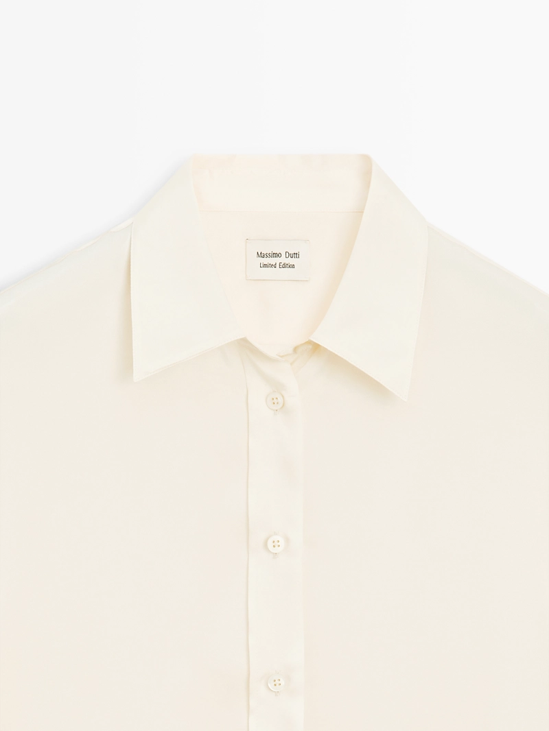 Рубашка oversize из потрясающего атласа - limited