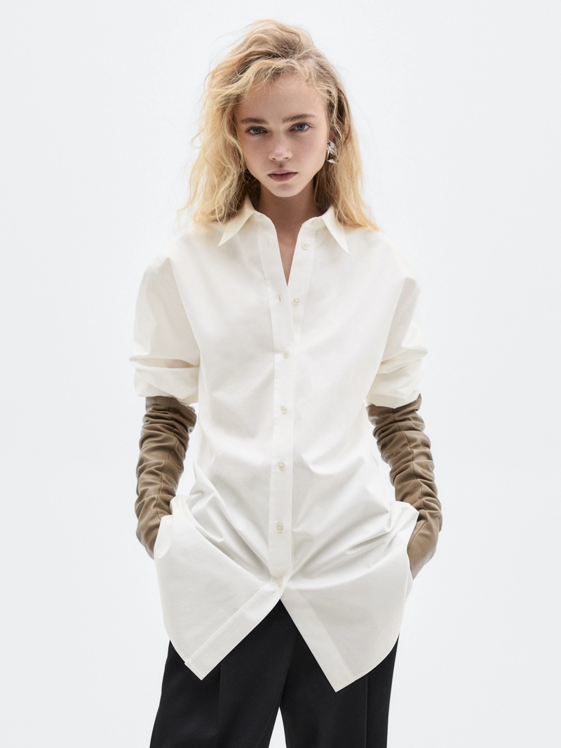 Рубашка long loose-fitting - limited