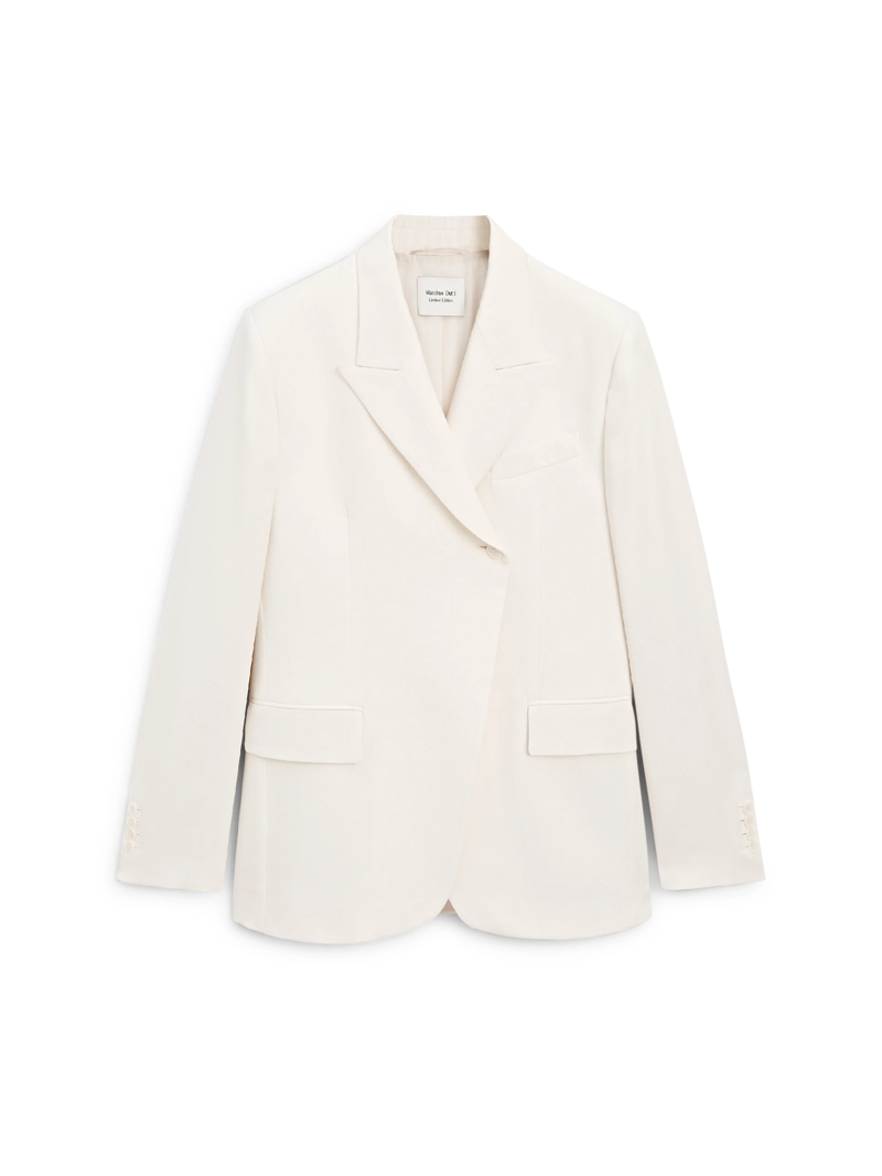 Пиджак из шерстяной смеси с перекрестным дизайном - limited