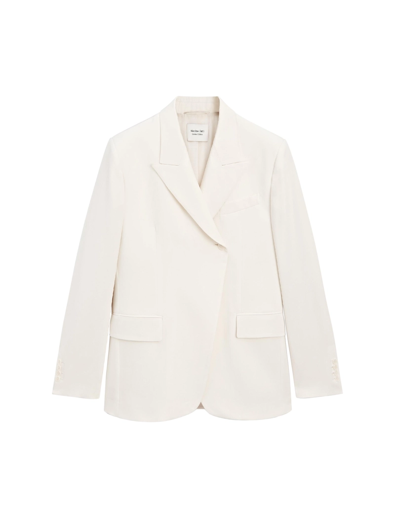 Пиджак из шерстяной смеси с перекрестным дизайном - limited