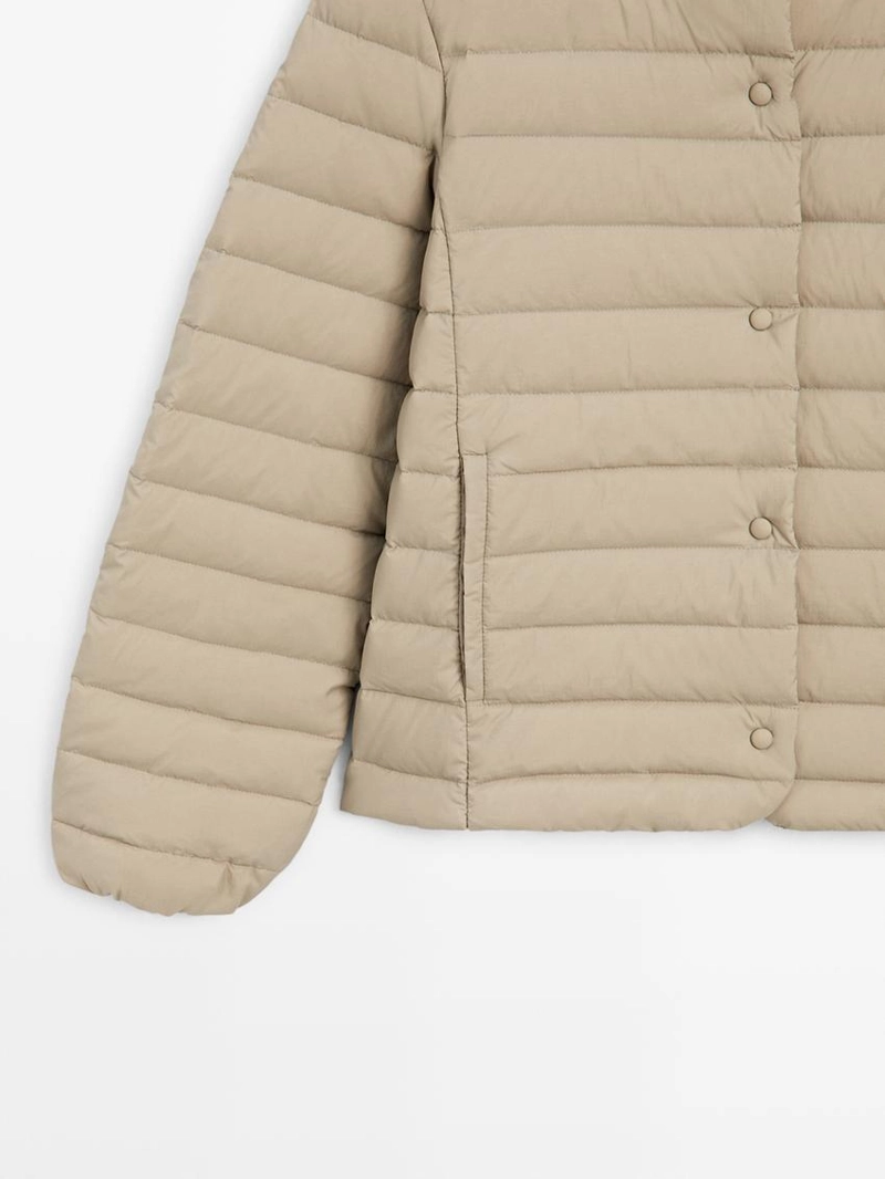 Пуховик с пухово-перьевым наполнителем