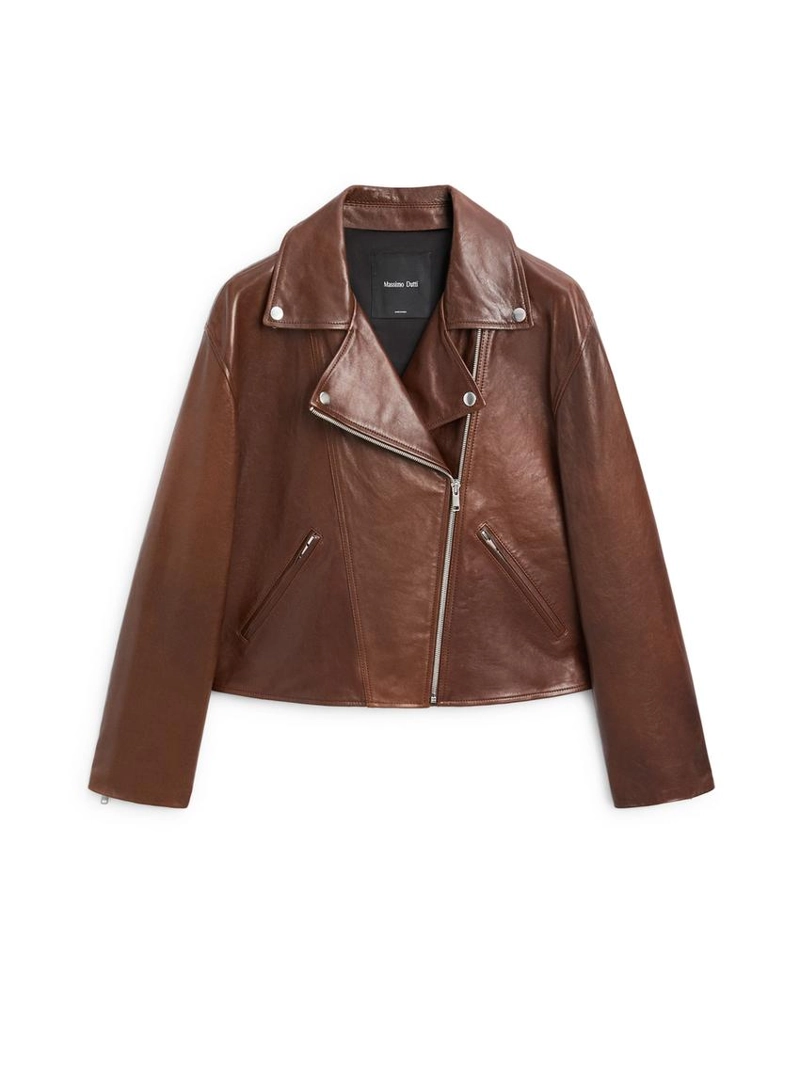 Куртка байкерская из овчины наппа