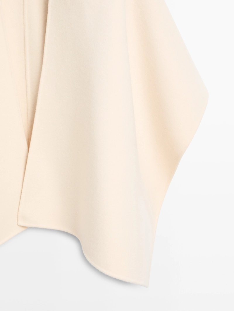 Пальто из шерстяной смеси с фактурным покроем