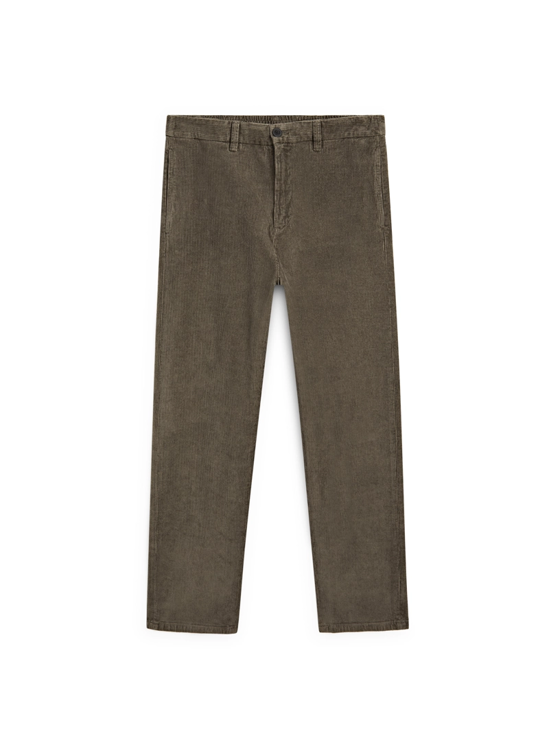 Прямые брюки из вельвета