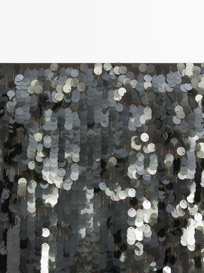 Юбка миди с пайетками