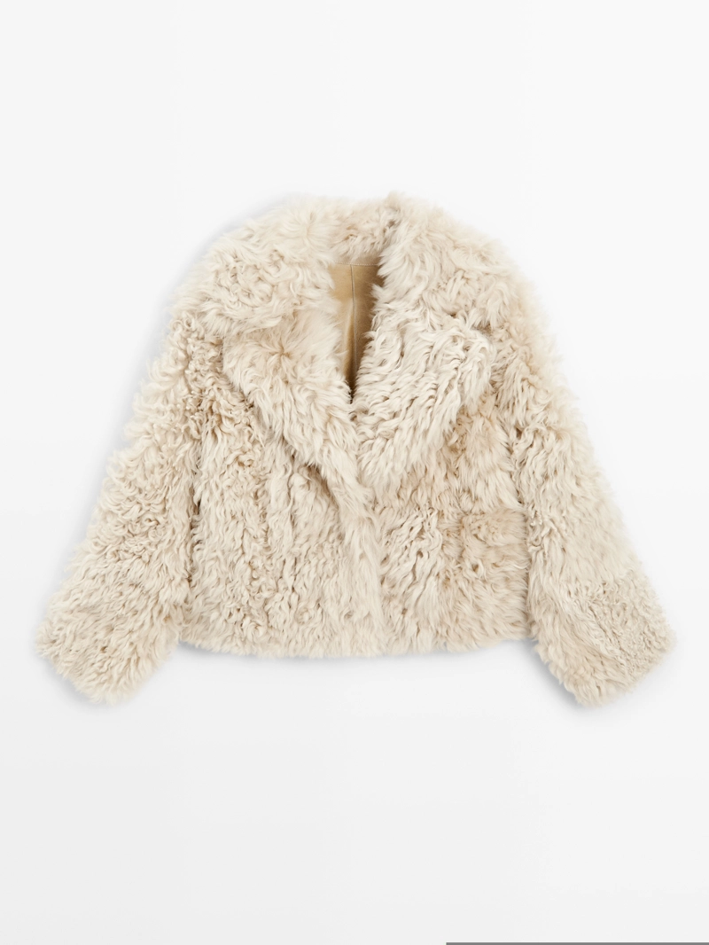 Короткое кожаное пальто - studio