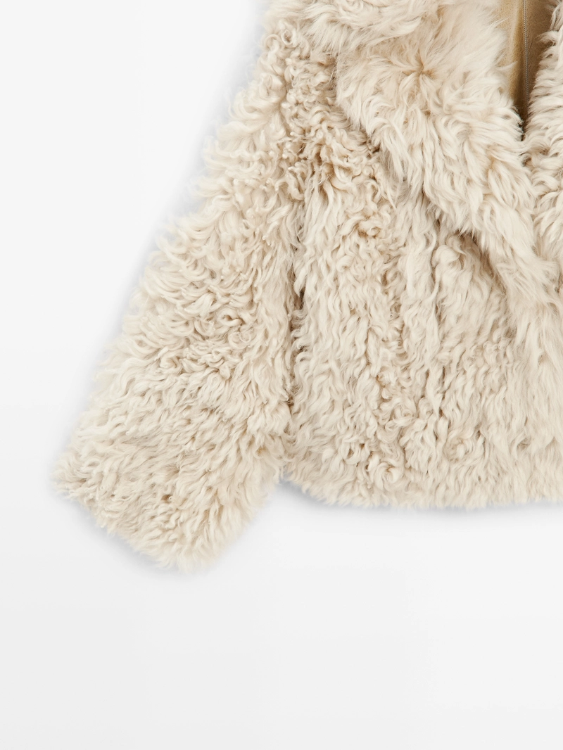 Короткое кожаное пальто - studio