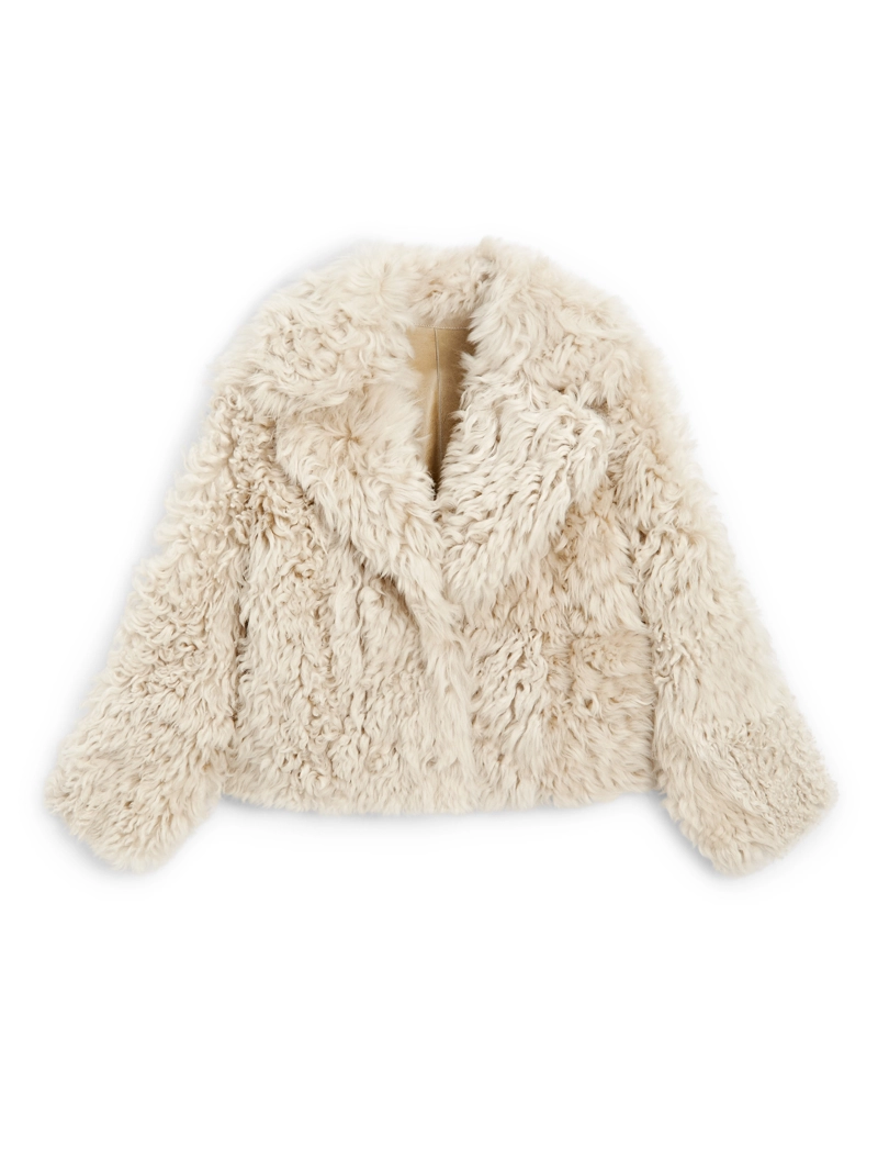 Короткое кожаное пальто - studio